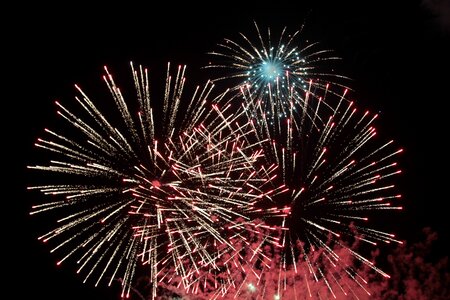 New year's eve fireworks night photo