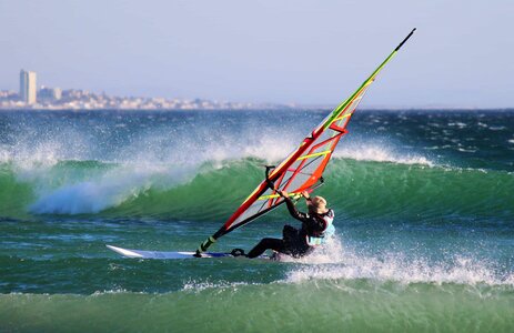 Athlete beach beautiful photo