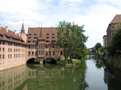 Nuremberg building the castle on the water photo