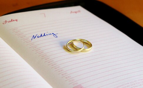 Rings gold marry photo