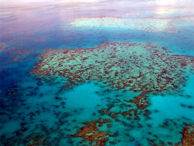 Ocean pacific aerial view