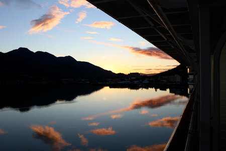 Water and landscape in Juneau, Alaska