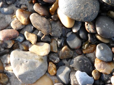 Stones beach sea photo