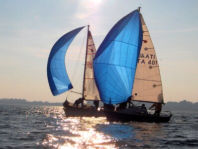 Sea boats marina photo