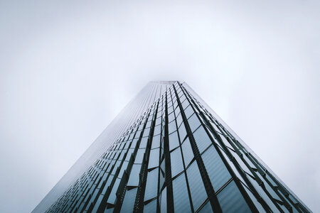 Skyscraper Fading in the Mist photo