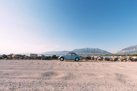 Volkswagen Beetle at the Beach photo