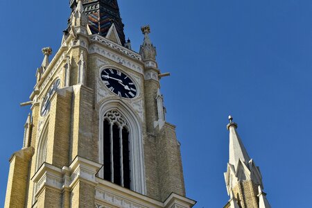 Church Tower facade gothic photo