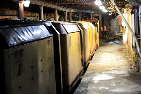 Mine railroad in Rammelsberg pit photo