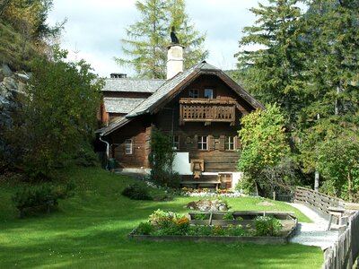 Building garden woodhouse