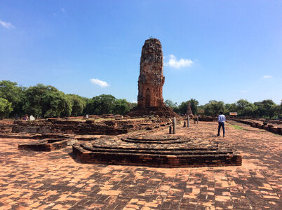 Ayutthaya Historical Park in Thailand photo