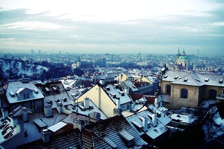 Aerial architecture church photo