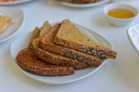 Breakfast food toasted photo