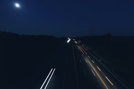 Highway Traffic Night Tracer photo