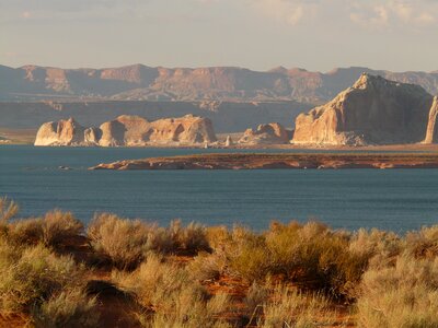 Water landscape mountain