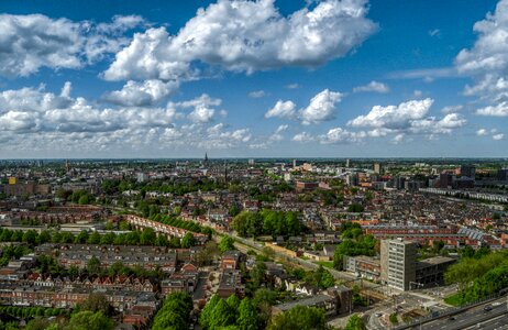 Cityscape panorama netherlands photo