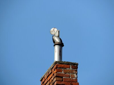 Architecture chimney outdoors photo