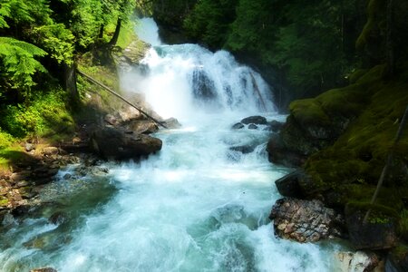 Nature stream cascade photo