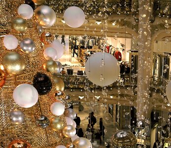 Bubbles christmas decoration the interior of the