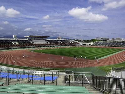 Sapporo Atsubetsu Park Stadium in Japan photo