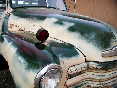 Old pickup flatbed