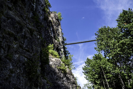 Eagle Canyon Wall and Suspension Bridge, Ontario photo