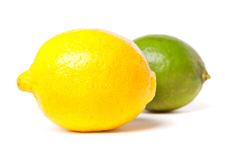 Fresh lime and lemon