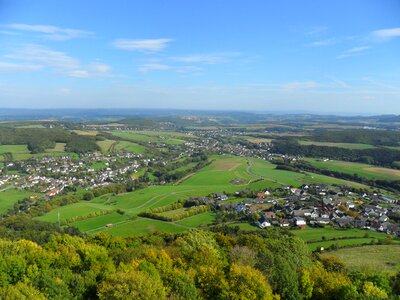 Eifel clouds sunny photo