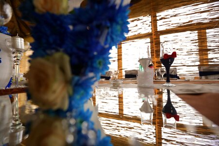 Ceremony decoration detail photo