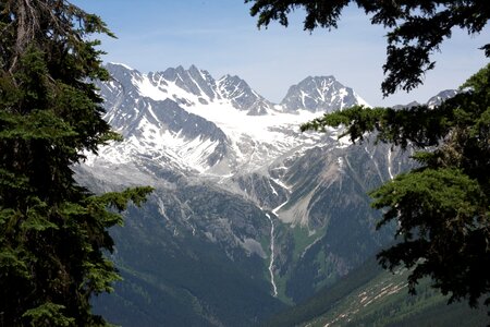 Beautiful landscape with Rocky Mountains