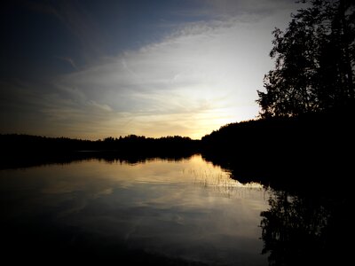 Savonlinna sunset finnish photo