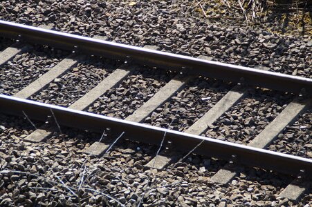 Railway gleise railway tracks photo