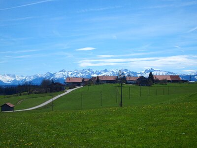 Scenic sky clouds photo