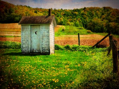 Rustic rural wooden photo