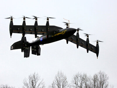 Ten-Engine Electric Plane Prototype Takes Off photo