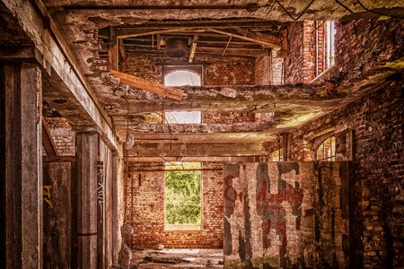 Architecture brick factory