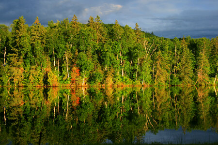 Autumn Lake Landscape photo