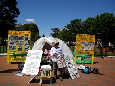 Demonstration protest politics photo