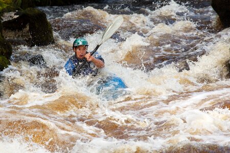 Danger excitement kayak photo