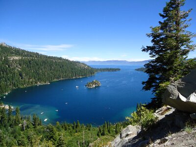 Emerald bay lake tahoe california photo