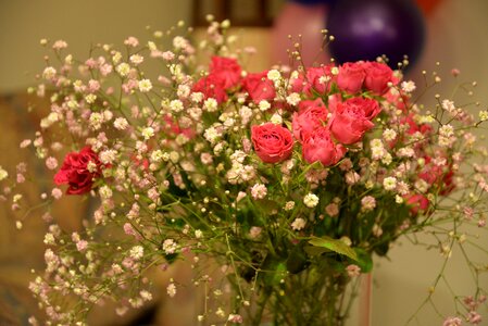 Pink bouquet flower