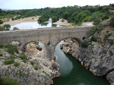 Devil's Bridge in the department of Herault, southern France photo