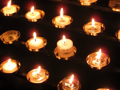 Light church candle