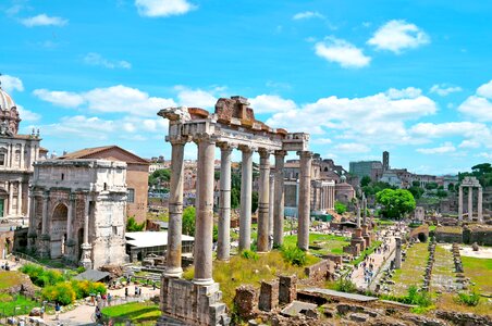 Rome italy the roman forum photo