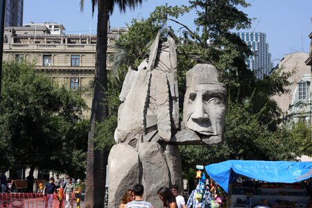 Plaza de Armas in Santiago, Chile photo