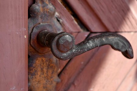 Cast Iron front door iron
