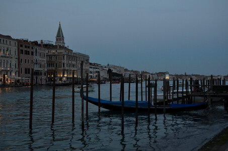Twilight in Venice from the Campo della Salute. photo
