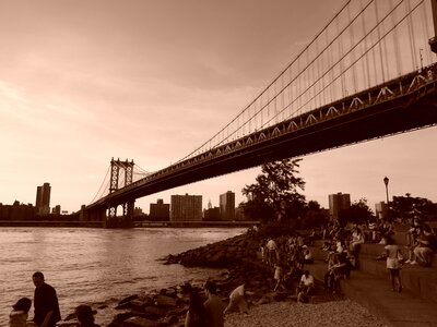 New york city city brooklyn bridge photo
