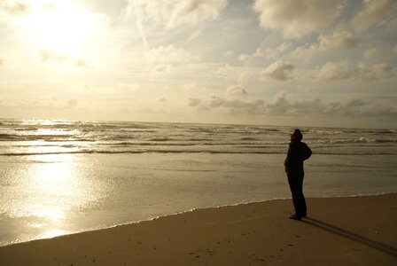 Beach sun sunset