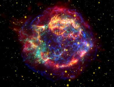 Cassiopeia constellation supernova explosion supernovae