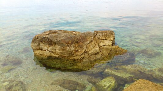 Stone sea rock